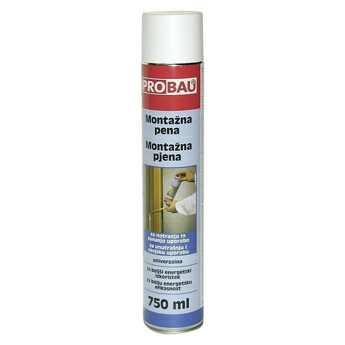 Probau Montažna pjena za pričvršćivanje crijepa 750 ml, s cjevčicom - Akcija u trgovini Bauhaus