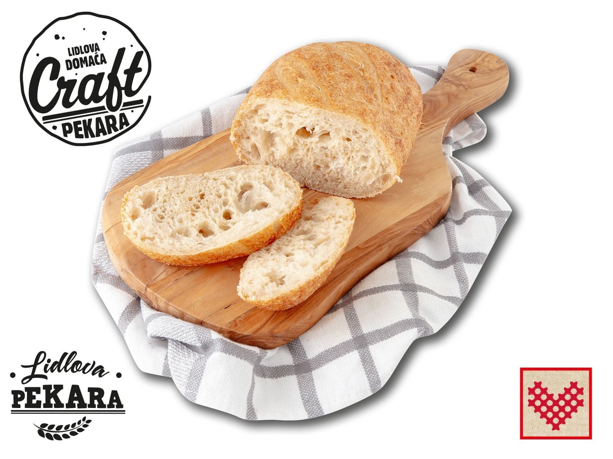 Domaći premium craft kruh 400 g - Akcija u trgovini Lidl