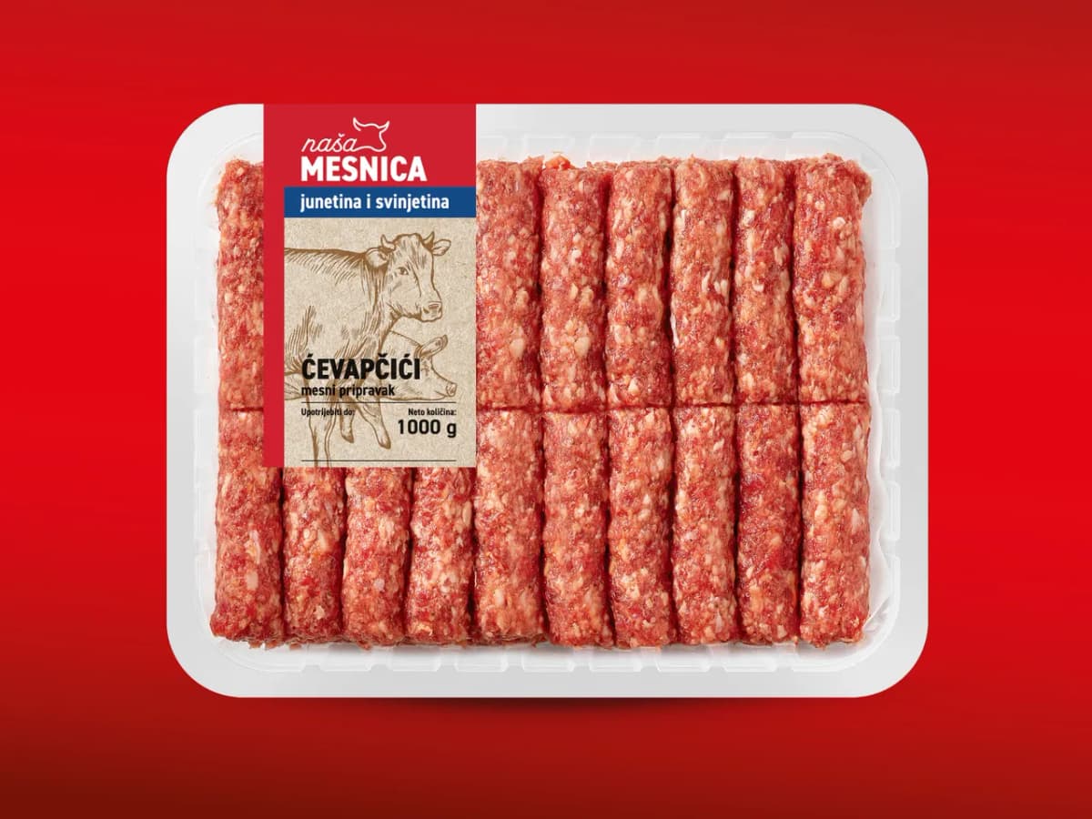 Svježi ćevapčići 1 kg Akcija u trgovini Lidl