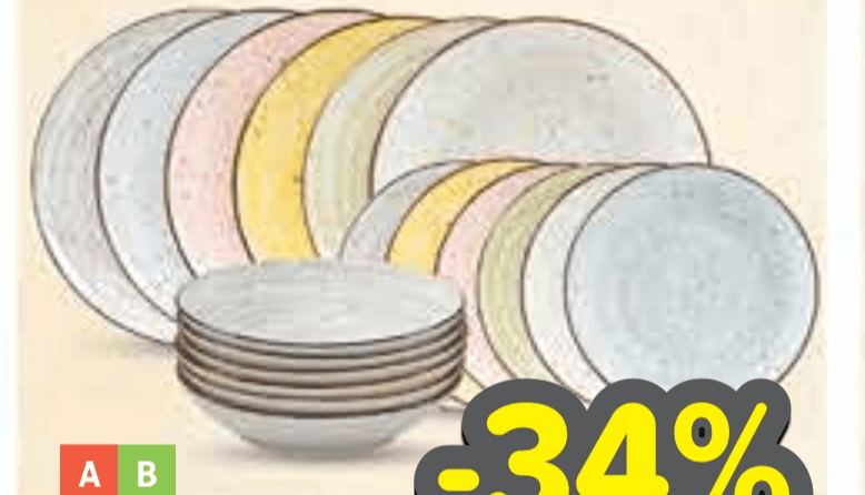 Set tanjura Sunrise - Akcija u trgovini Plodine