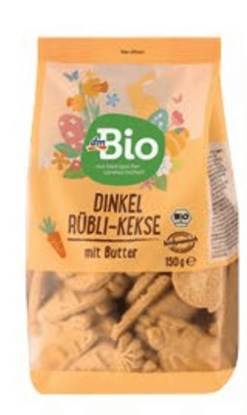 dmBio keksi od pira i mrkve 150 g - Akcija u trgovini Dm