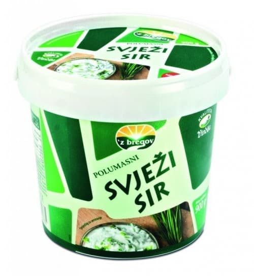 Svježi polumasni sir Vindija 900 g Akcija u trgovini KTC