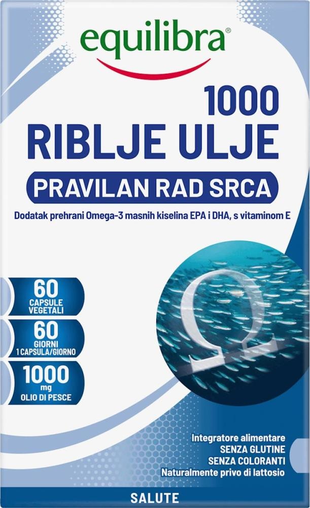 Equilibra riblje ulje 1000 60 kom. - Akcija u trgovini Dm