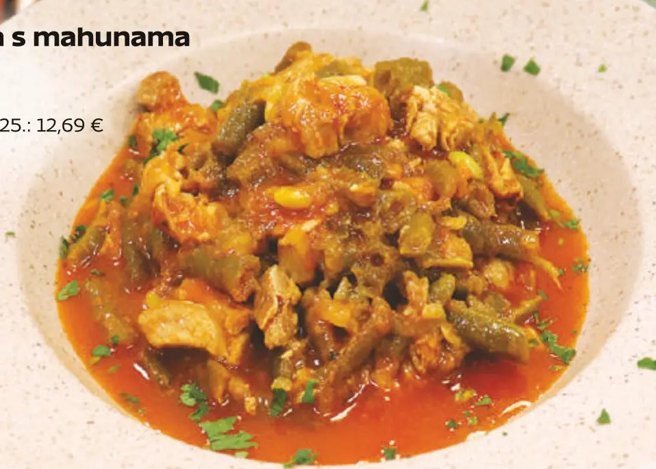 Puretina s mahunama 100 g Akcija u trgovini Tommy