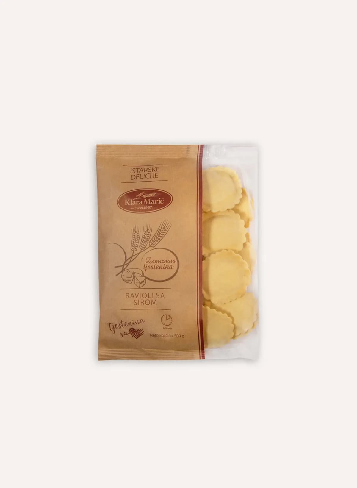 Ravioli sa sirom 500 g Klara Marić Akcija u trgovini Stanić Diskont