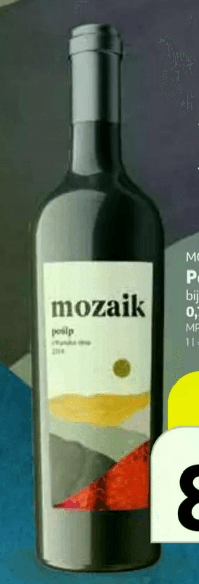 Mozaik Pošip 0,75 l Akcija u trgovini Plodine