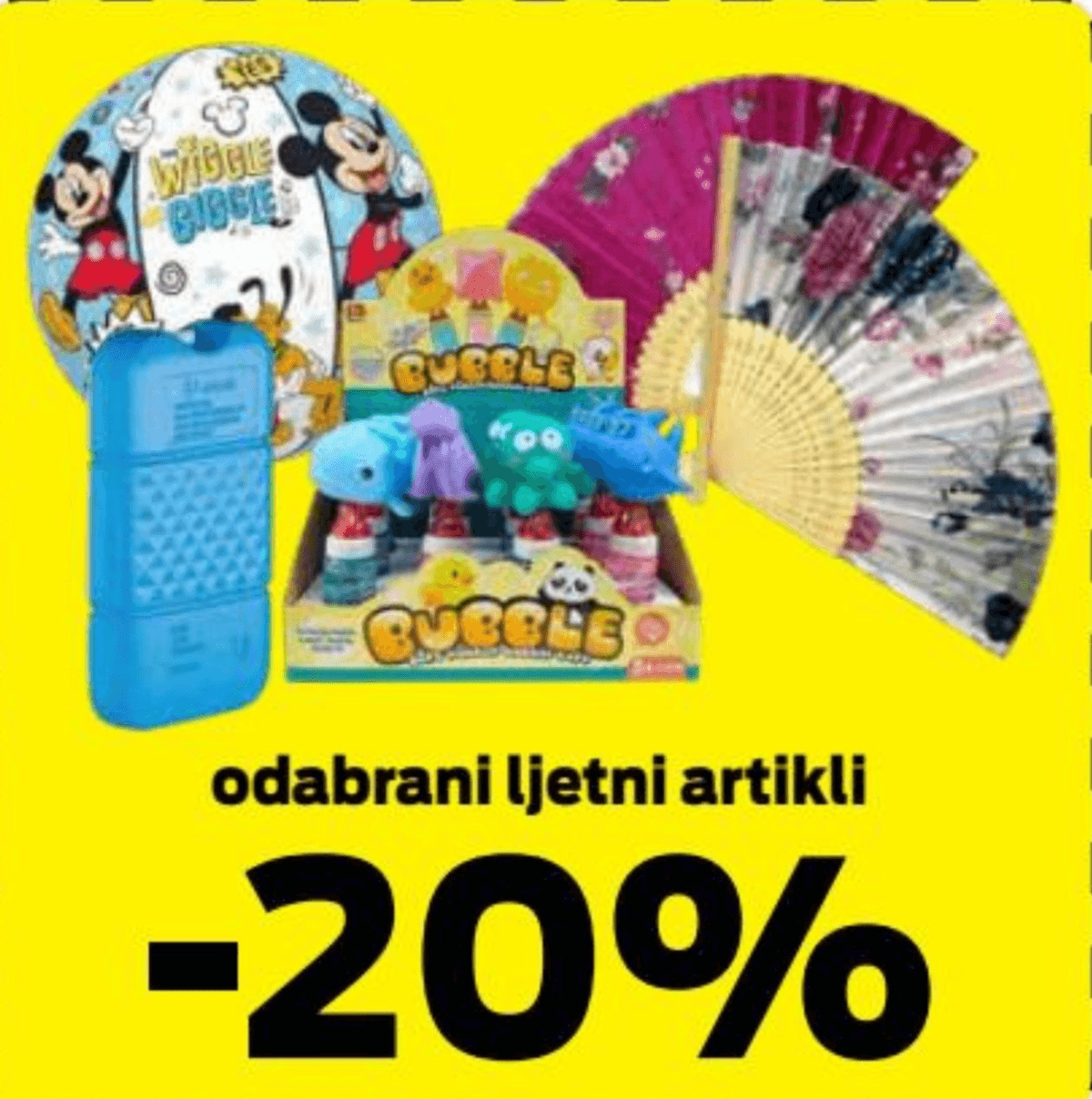 Odabrani ljetni artikli Akcija u trgovini Gavranović
