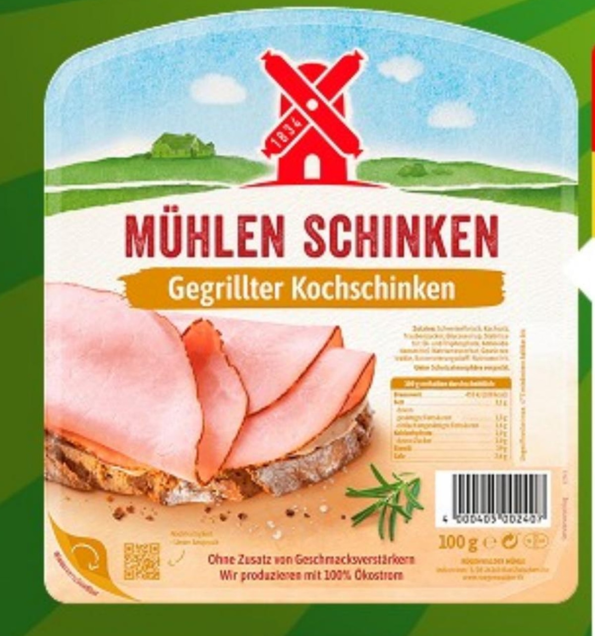 Rügenwalder Mühle Kuhana šunka na žaru 100g - Akcija u trgovini Žabac