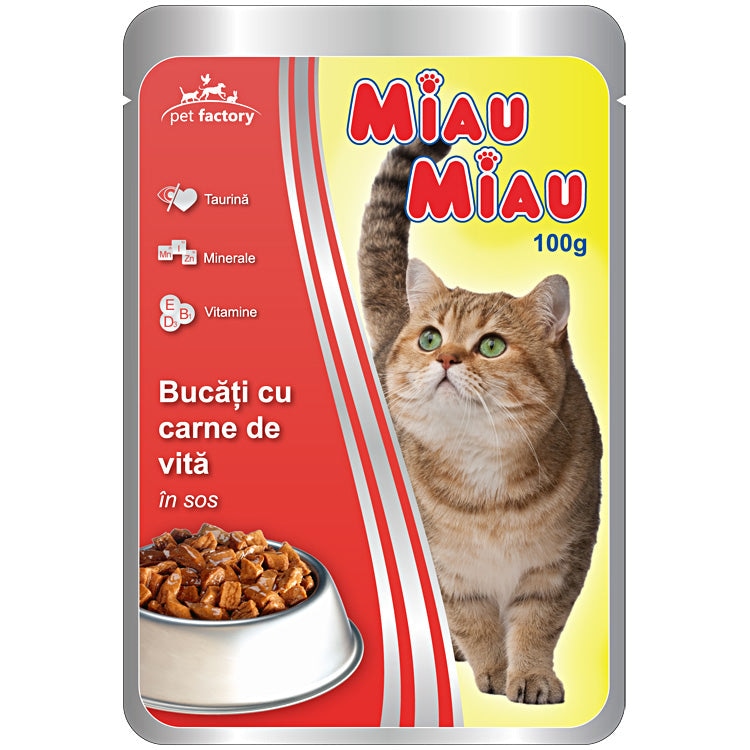 Hrana za mačke Miau 100 g - Akcija u trgovini Boso