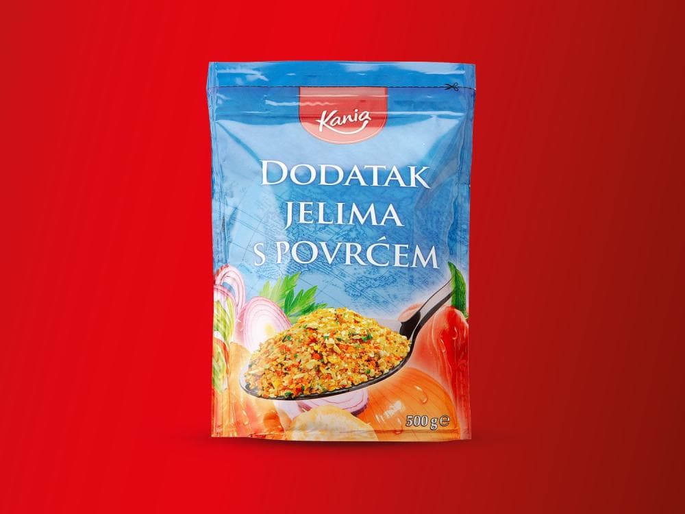 Kania Dodatak jelima s povrćem 500 g Akcija u trgovini Lidl