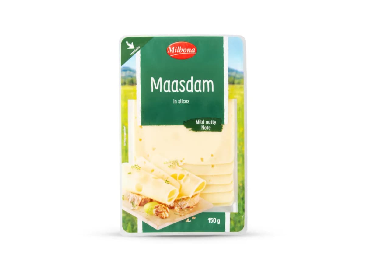 Milbona Maasdamer 150 g Akcija u trgovini Lidl