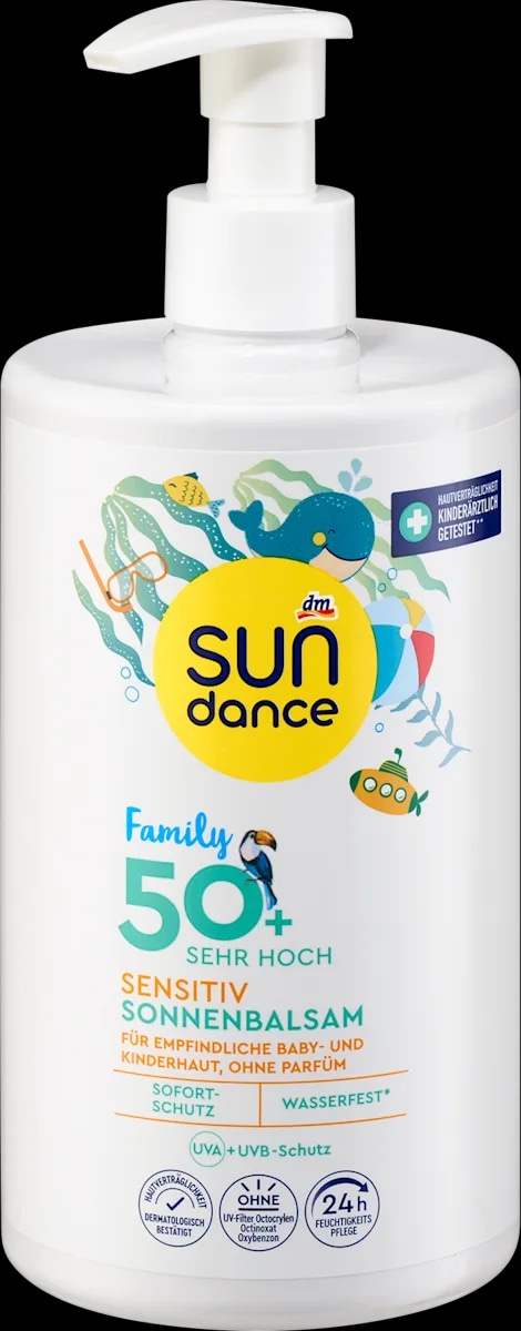 Sundance sensitive krema family ZF 50+ 750 ml Akcija u trgovini Dm