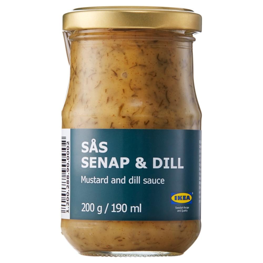 IKEA SÅS SENAP & DILL Umak za losos 200 g/190 ml IKEA Family - Akcija u trgovini Ikea