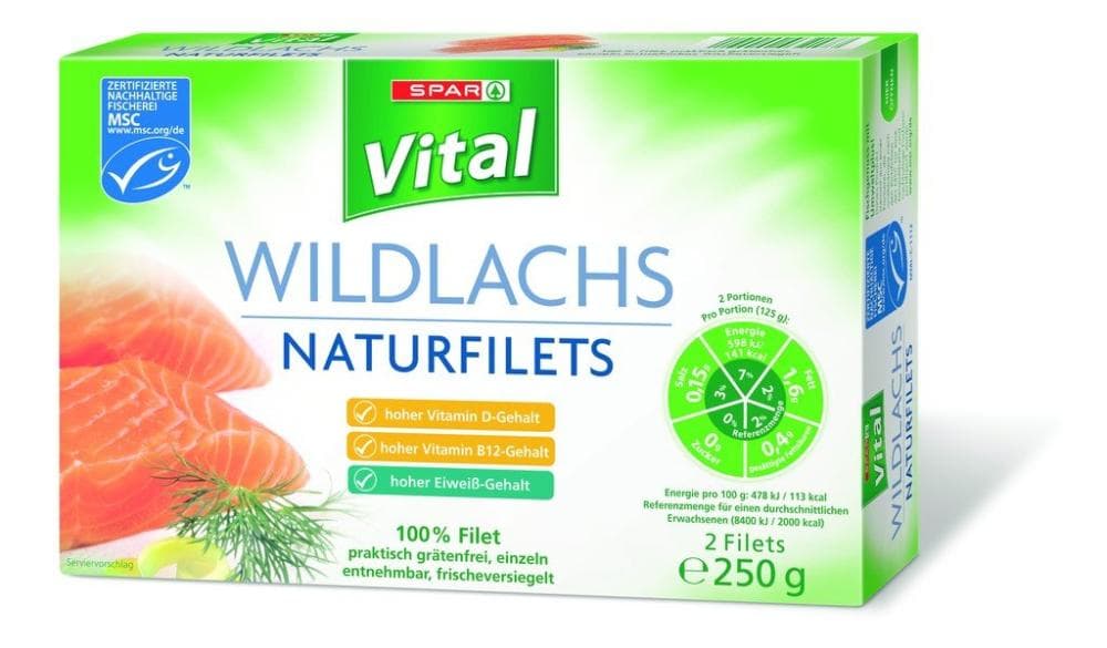 Divlji losos 250 g SPAR Vital Akcija u trgovini Spar