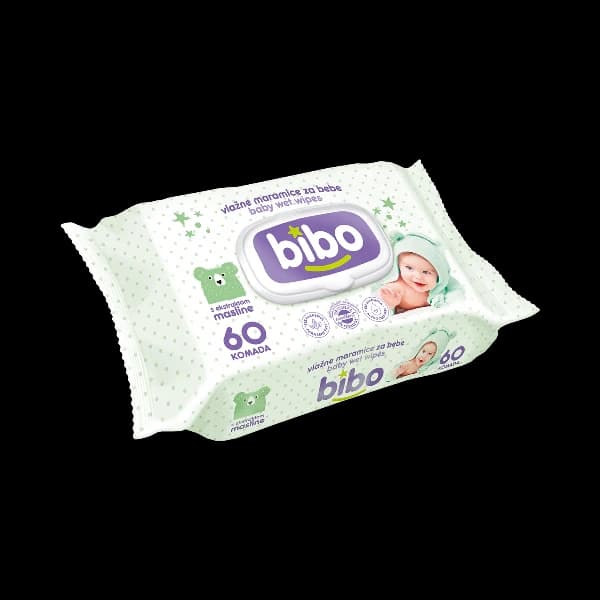 Bibo dječje vlažne maramice 60/1 Akcija u trgovini KTC