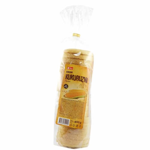 K Plus kruh kukuruzni 600 g / 500 g Akcija u trgovini Konzum