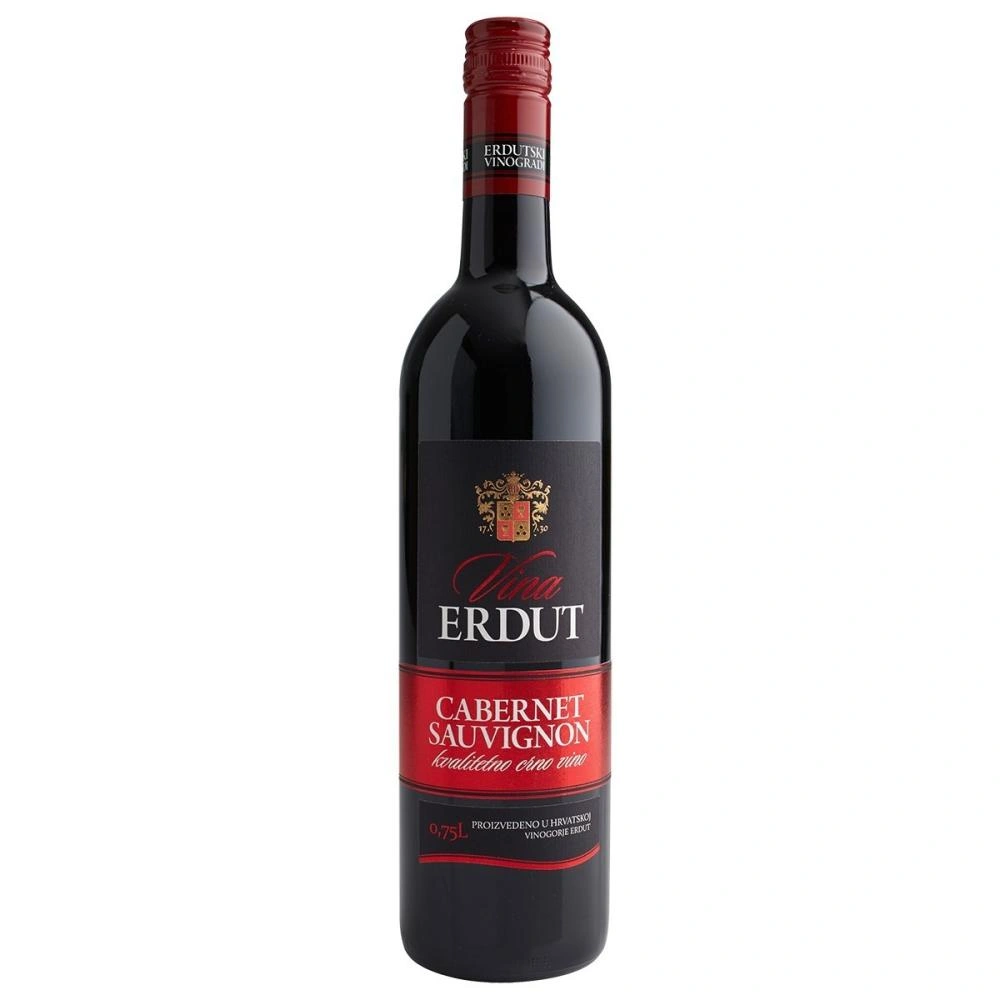 Erdut Cabernet Sauvignon vino 0,75 l Akcija u trgovini Bakmaz