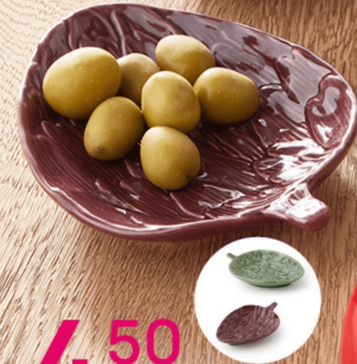 Komplet 2 tanjura za posluživanje 2 tanjura - Akcija u trgovini Pepco