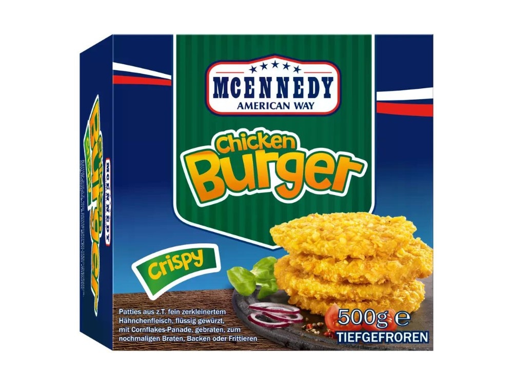 Mcennedy Crispy chicken burger 500 g - Akcija u trgovini Lidl