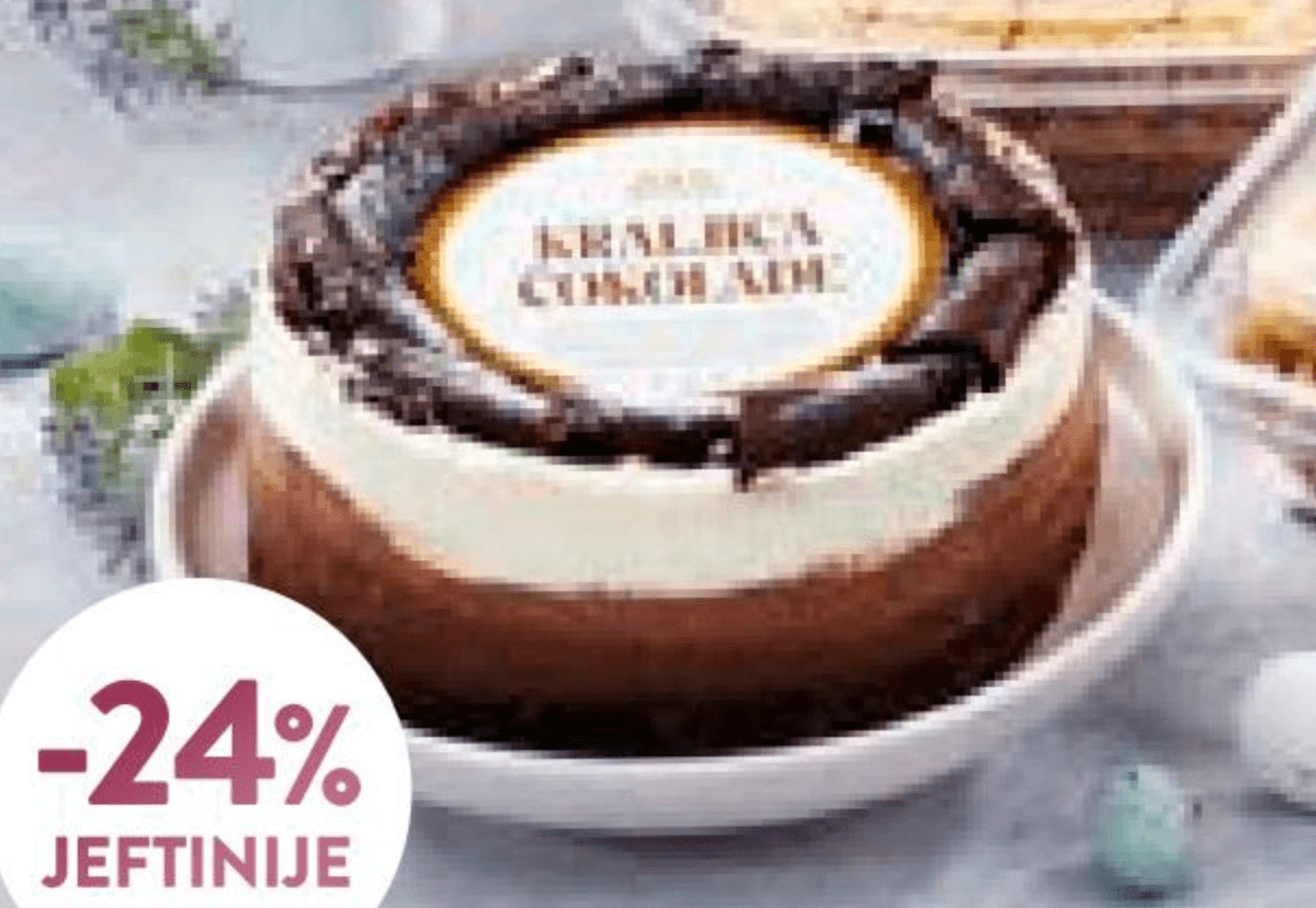 Torta Čokoladna Kraljica 850 g - Akcija u trgovini Interspar