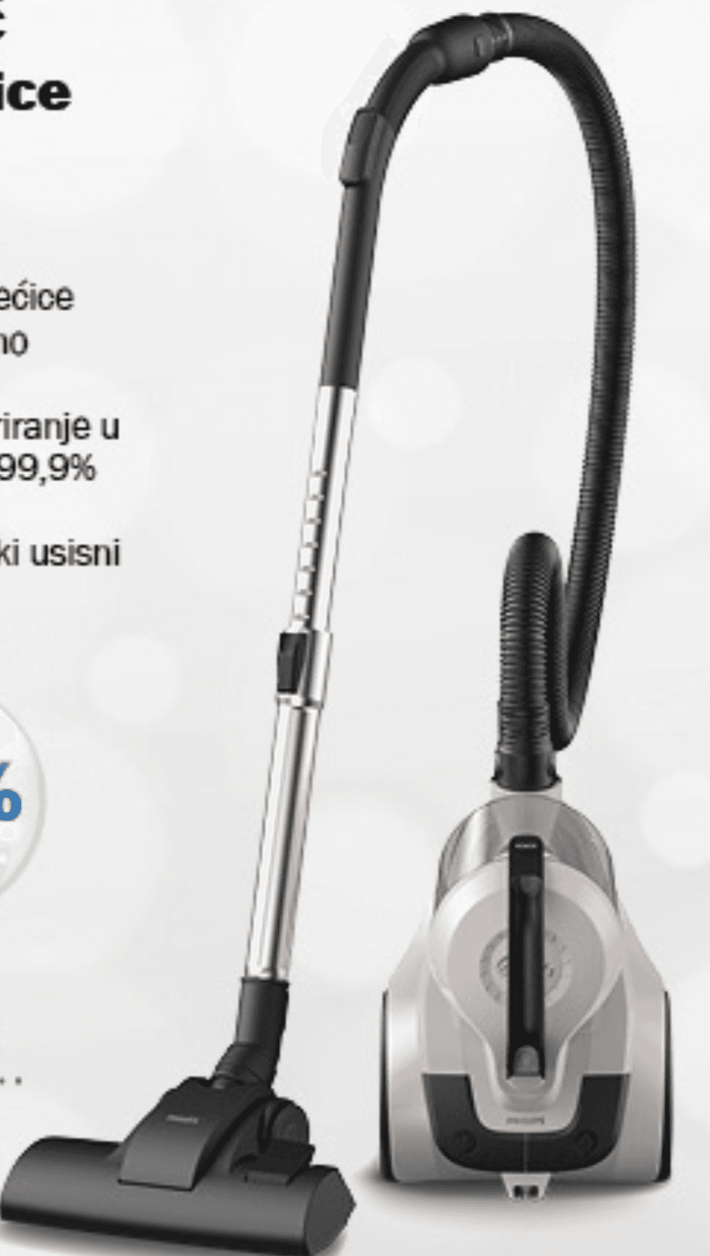 Usisavač bez vrećice Philips XB1111/10 Akcija u trgovini Pevex