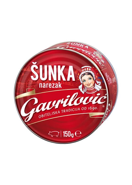 Gavrilović Šunka narezak 150 g Akcija u trgovini Vrutak