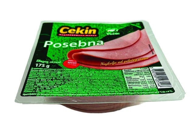 Cekin kobasica pileća Posebna 175 g Akcija u trgovini NTL