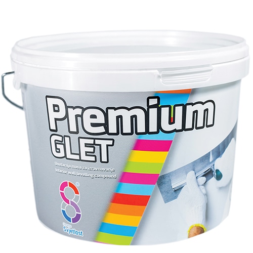 Izravnavajuća zidna masa Premium Glet 8 kg Akcija u trgovini Pevex