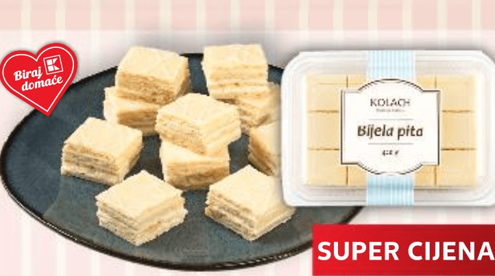 KOLACH Kolač Bijela pita 420 g - Akcija u trgovini Kaufland