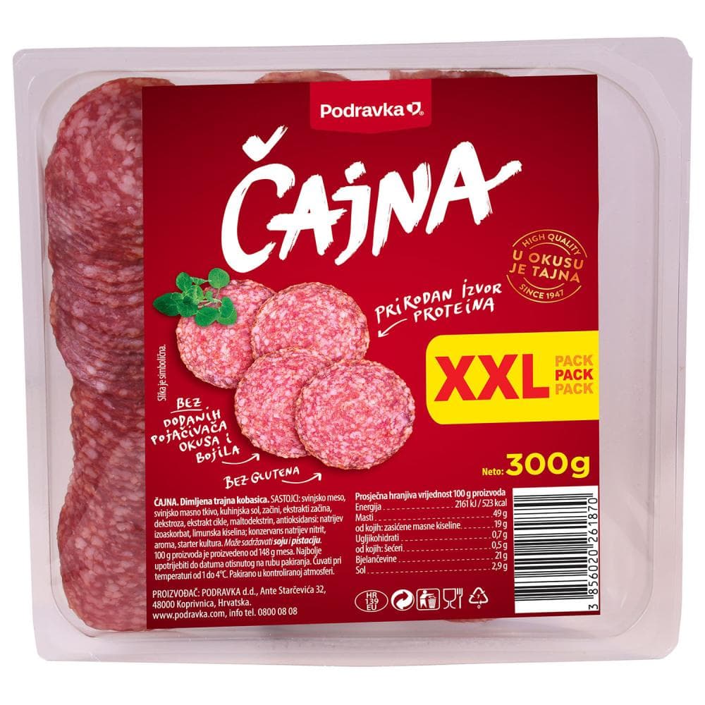 Kulen, čajna kobasica, zimska salama 300 g Podravka Akcija u trgovini Konzum