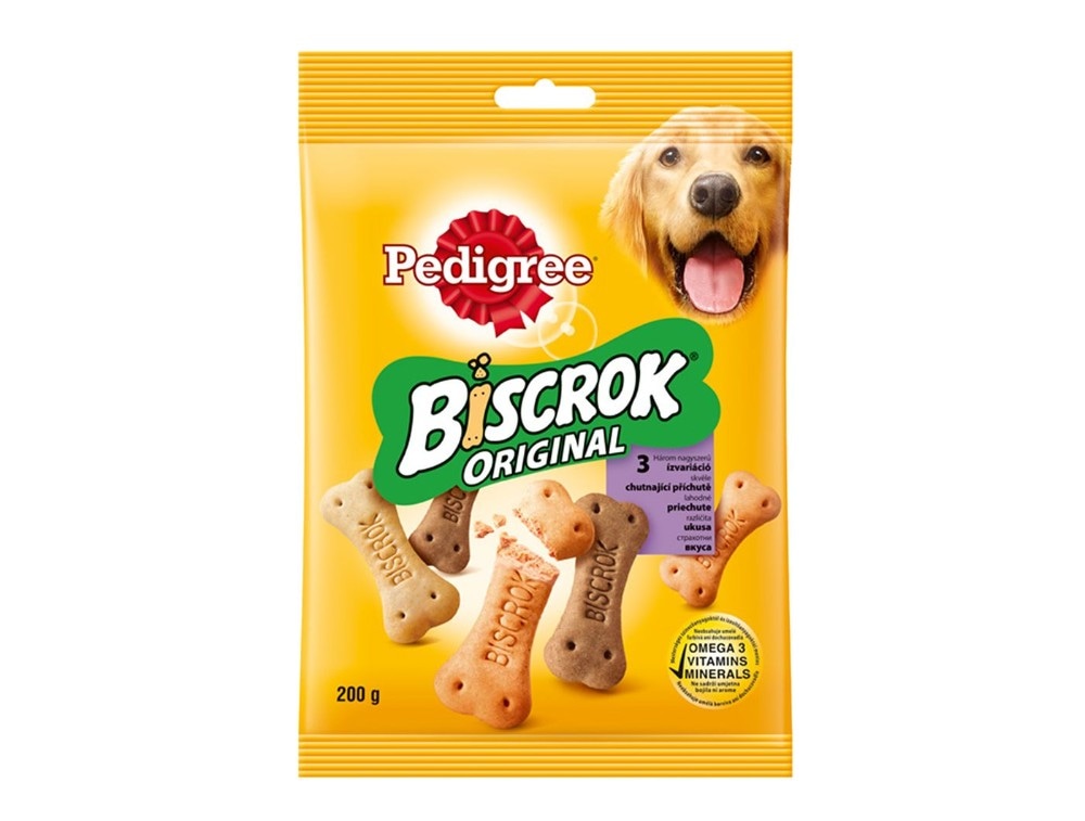 Pedigree Biscrok Original poslastica za pse keksi 200 g Akcija u trgovini 365 Market