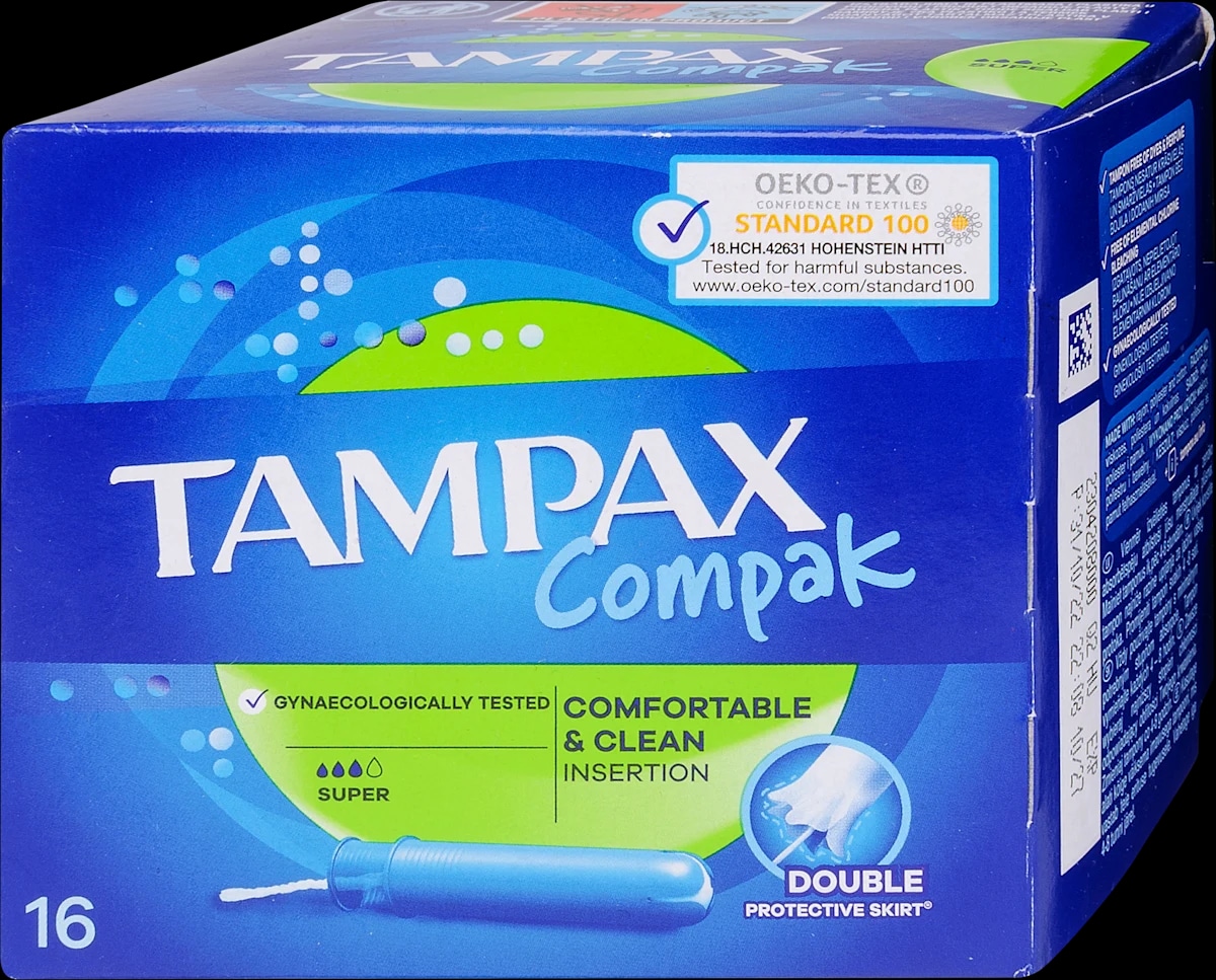 TAMPAX Super compak tamponi 16/1 - Akcija u trgovini Bipa