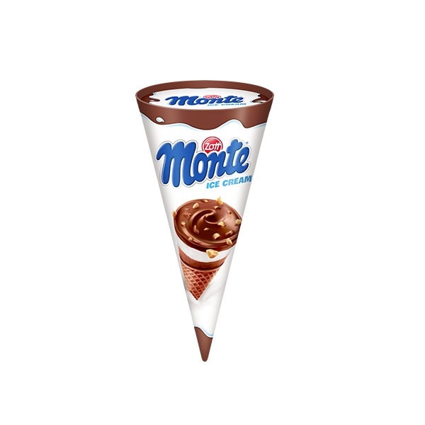 Monte Sladoled Kornet 120 ml/ 74 g Zott Monte - Akcija u trgovini Stanić Diskont