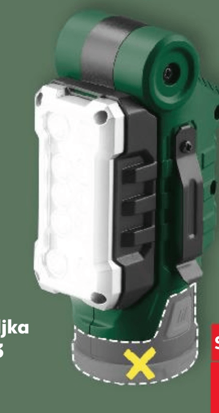 PARKSIDE® Aku LED svjetiljka 1 komad - Akcija u trgovini Kaufland