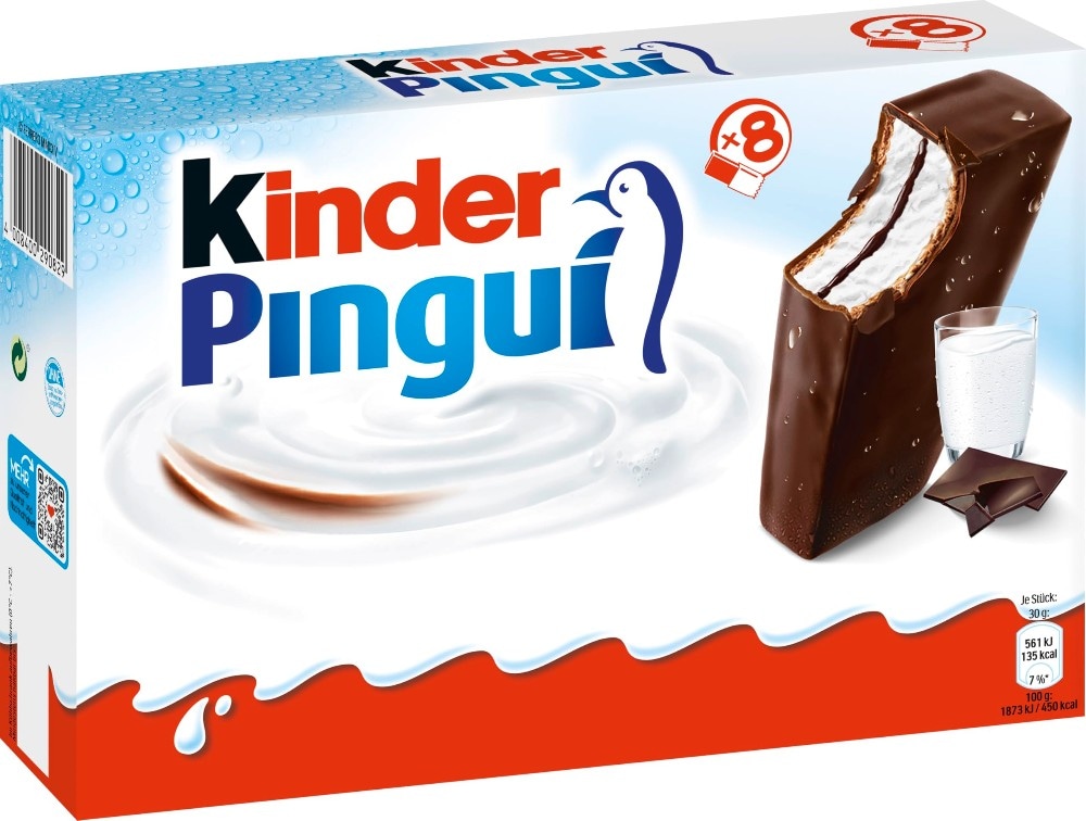 Kinder Pingui 8 kom - Akcija u trgovini Lidl