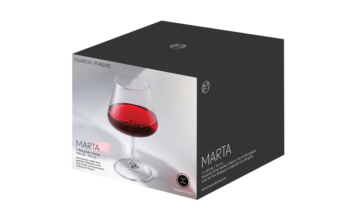 Maison Forine Set čaša Marta za burgundy vino 565 ml Akcija u trgovini Pevex