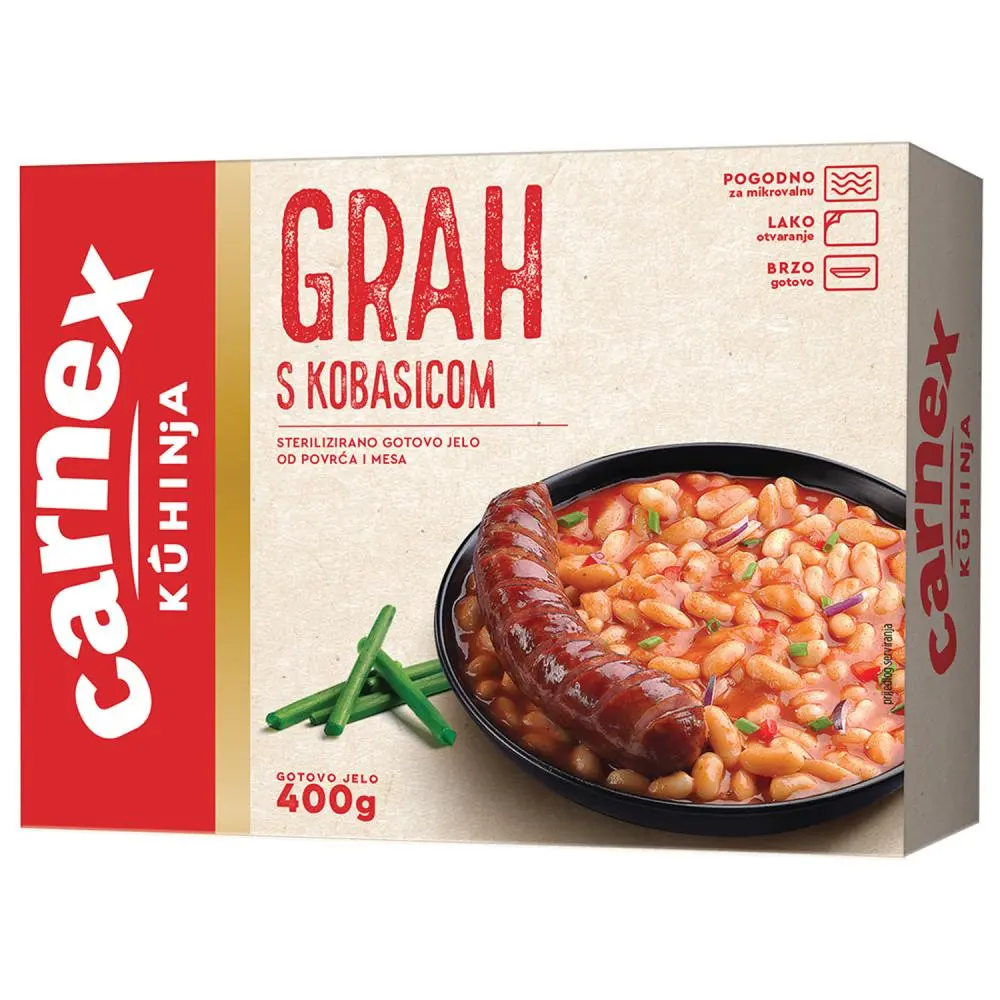 Carnex Gotova jela razne vrste 400 g Akcija u trgovini Plodine