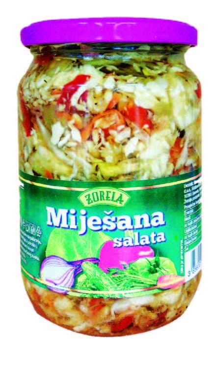Zorela miješana salata 670 g Akcija u trgovini Bakmaz