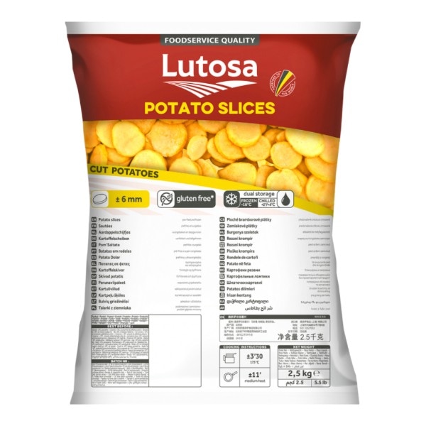 Lutosa Smrznute ploške krumpira 2.5 kg Akcija u trgovini Stanić Diskont