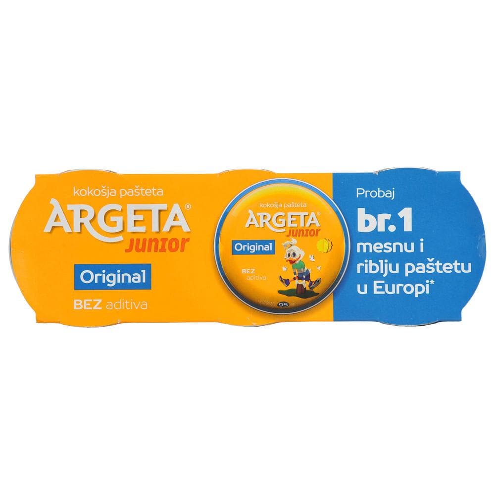 Argeta Junior kokošja pašteta 4 x 95 g Akcija u trgovini Lidl