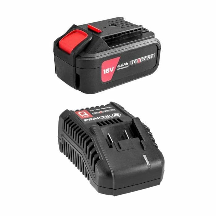 Starter set 18V 4,0Ah PTQ125 PRAKTIK TOOLS Akcija u trgovini Pevex