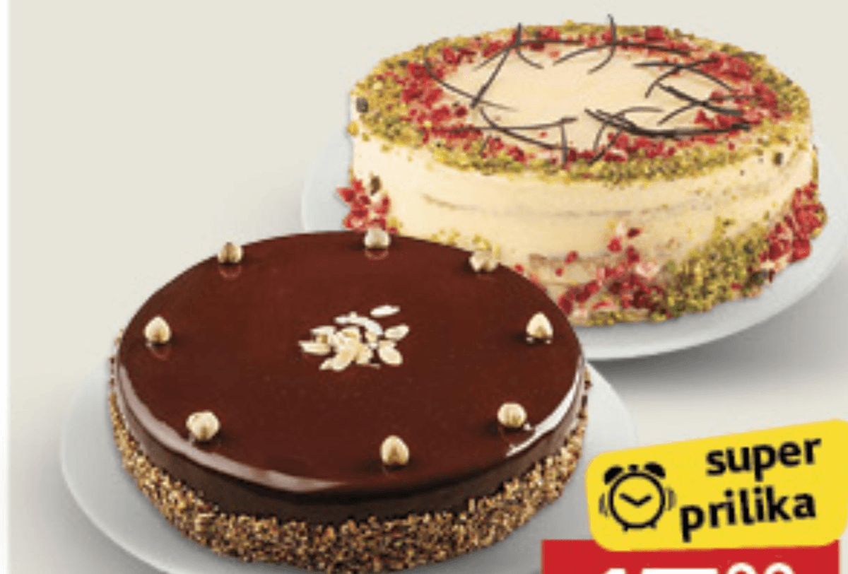 Stamevski torta 1kg Akcija u trgovini Konzum