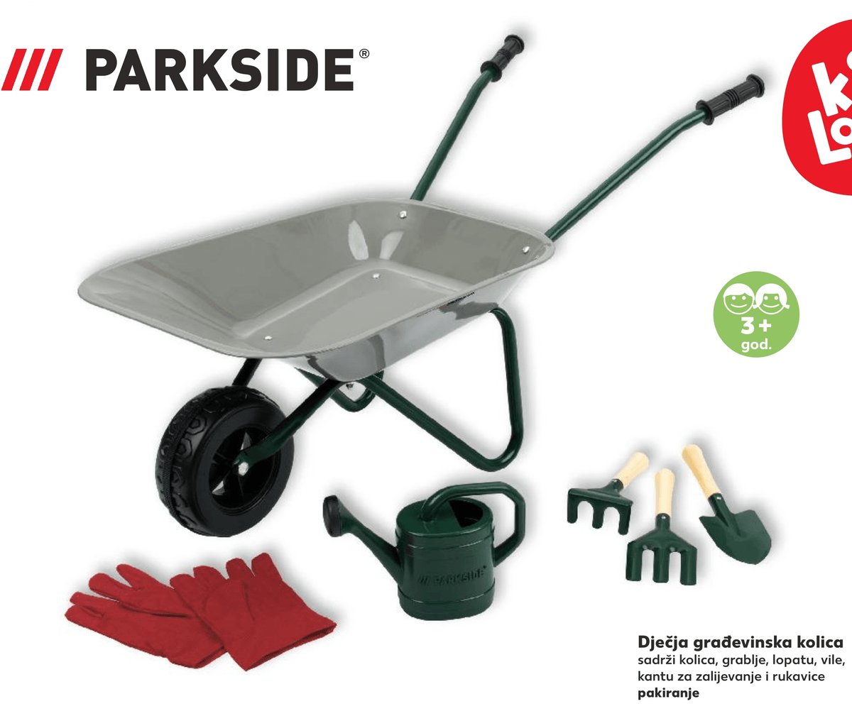 Dječja građevinska kolica - Akcija u trgovini Kaufland