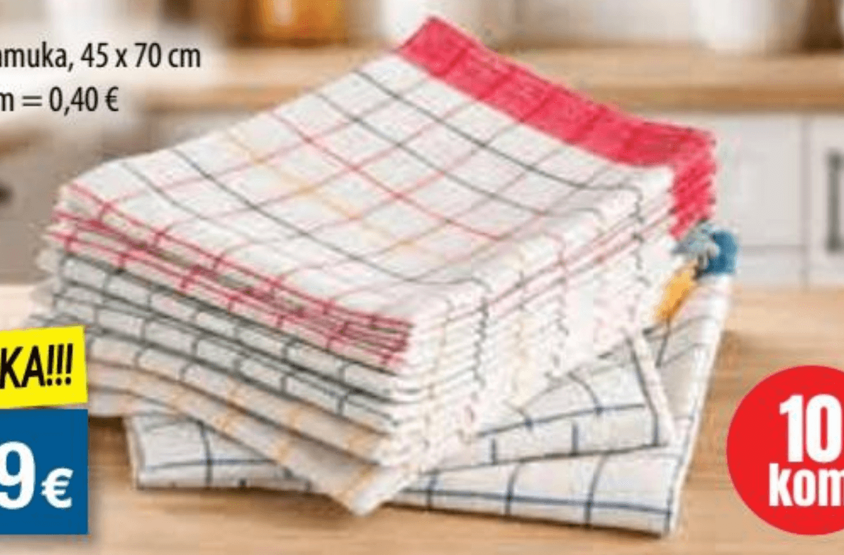 Krpa 10 kom - Akcija u trgovini NTL