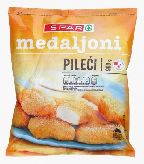 Spar Panirani pileći medaljoni 900 g - Akcija u trgovini Spar