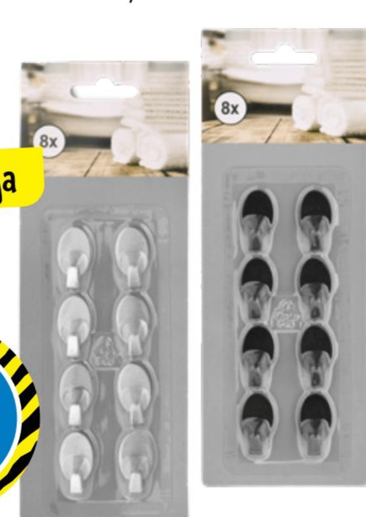 Kuka za kupaonicu pakiranje od 8 kom. - Akcija u trgovini Tedi