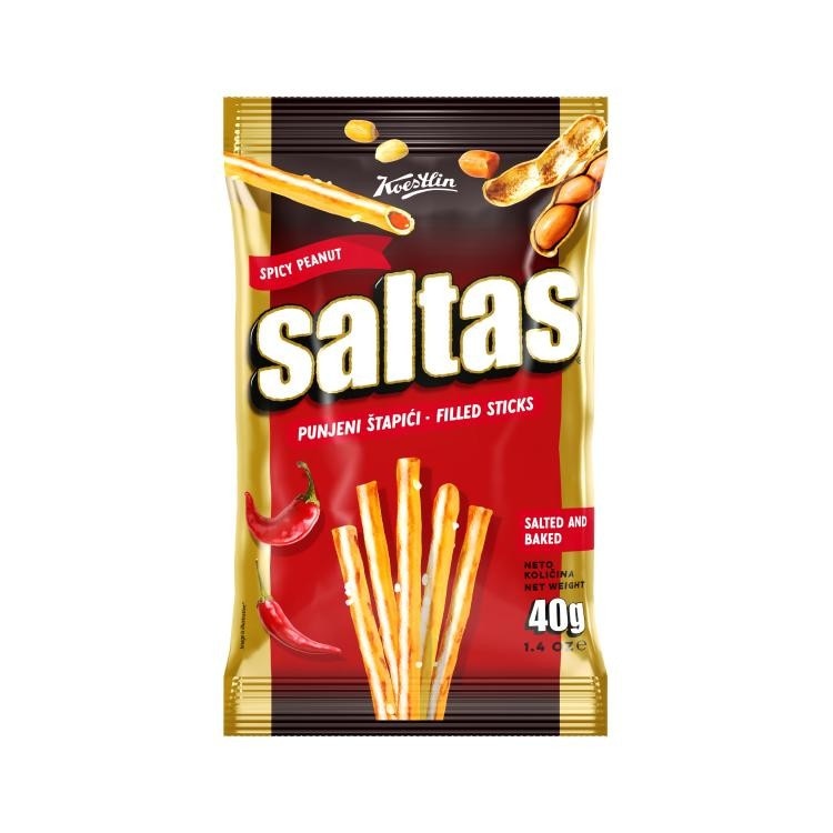 Slano trajno pecivo štapići Saltas 4 x 40 g - Akcija u trgovini KTC