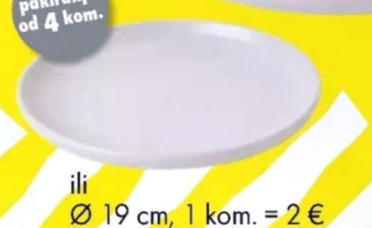 Nordic Tanjur Ø 19 cm - Akcija u trgovini Tedi