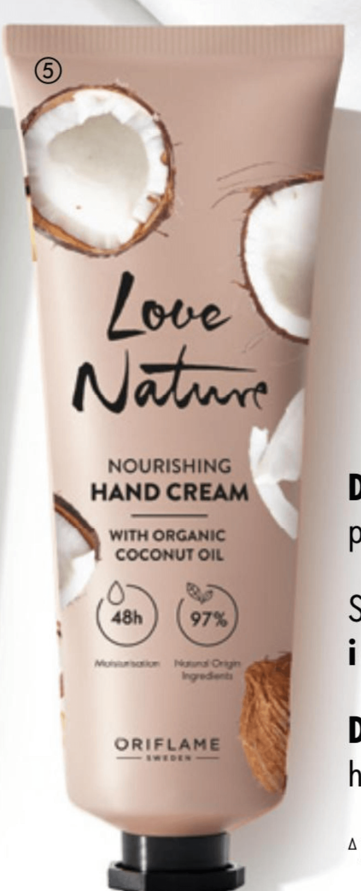 Love Nature hranjiva krema za ruke 75 ml - Akcija u trgovini Oriflame