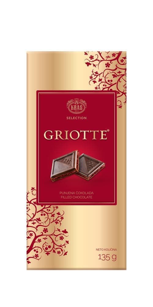 Čokolada Bajadera / Griotte 130g, 135g Kraš Akcija u trgovini Konzum